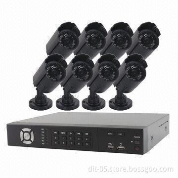 8-channel H.264 DVR Kit, Supports Mobile Phone Live View